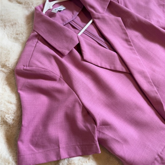 Pomelo brand Women's Pink Short Sleeve Blazer ( size S ) - Picture 13 of 15